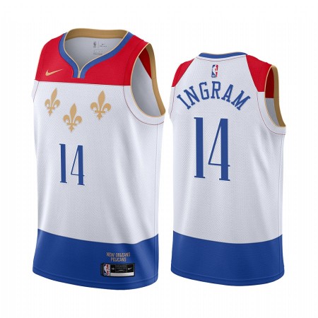 Canotte Uomo New Orleans Pelicans Brandon Ingram 14 2020-21 City Edition Swingman